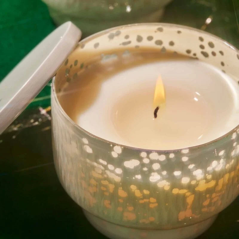 Tinsel & Spice Mercury Etched Jar Candle 10oz