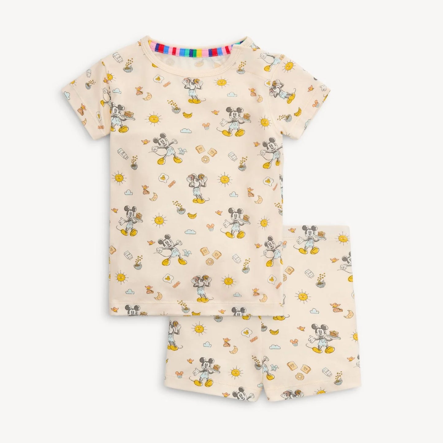 Mickey's Brunch Bunch Modal Magnetic No Drama Pajama Short Sleeve Set