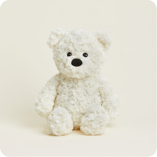 Cream Curly Bear