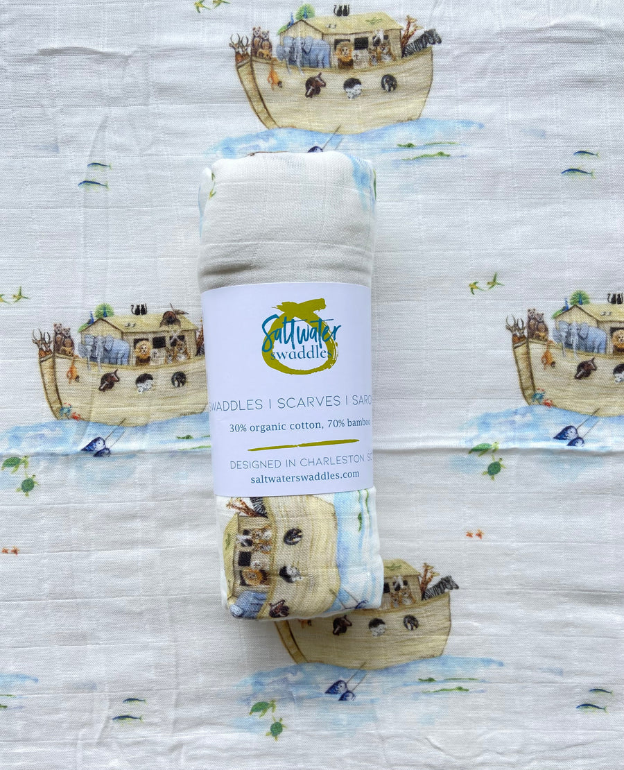 Noah's Ark Crib Sheet