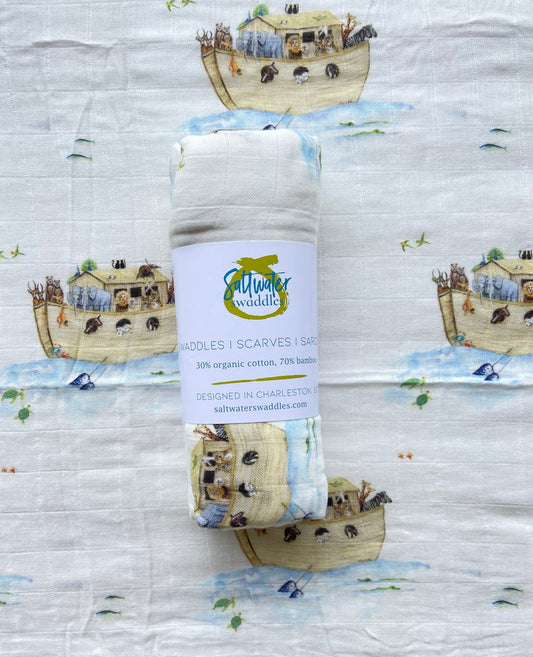 Noah's Ark Crib Sheet