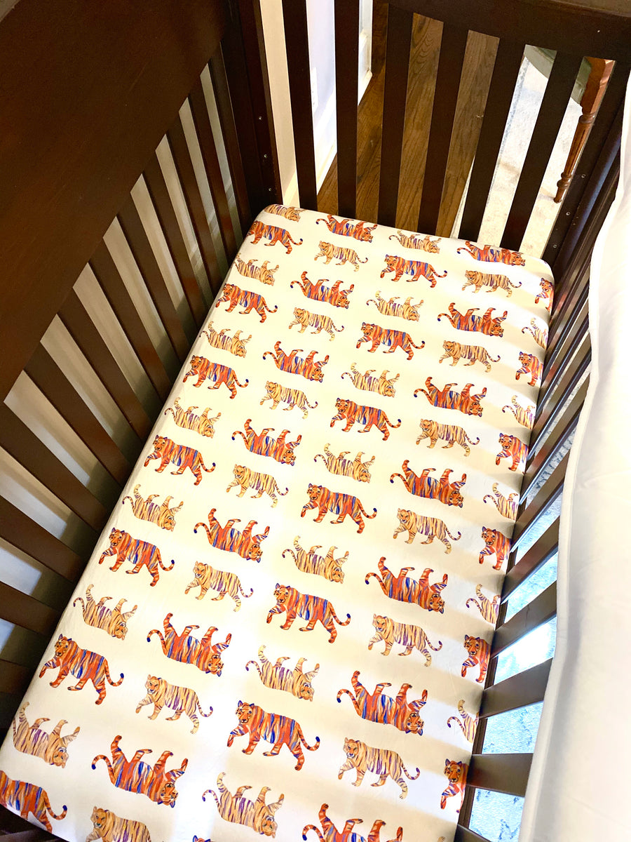 Easy Tiger Crib Sheet