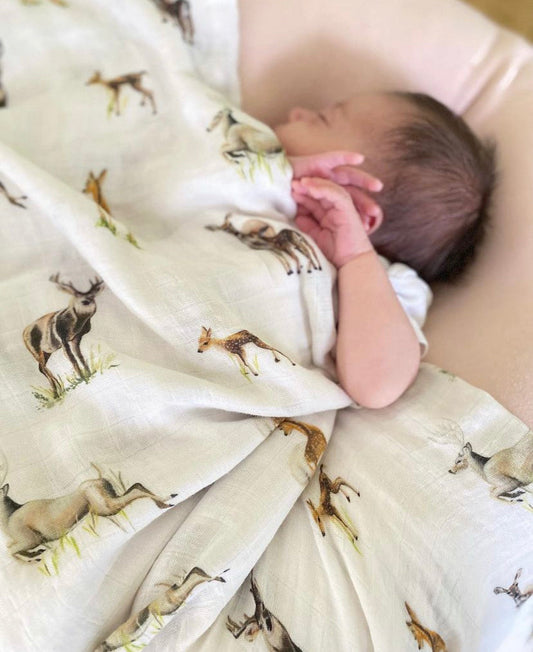 Little Fawn, Big Yawn Swaddle