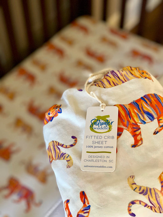 Easy Tiger Crib Sheet