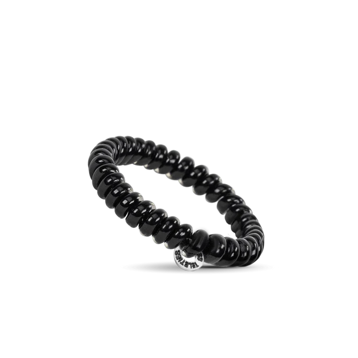 Jet Black Small Hair Ties (3 pack)