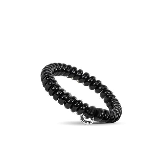 Jet Black Small Hair Ties (3 pack)