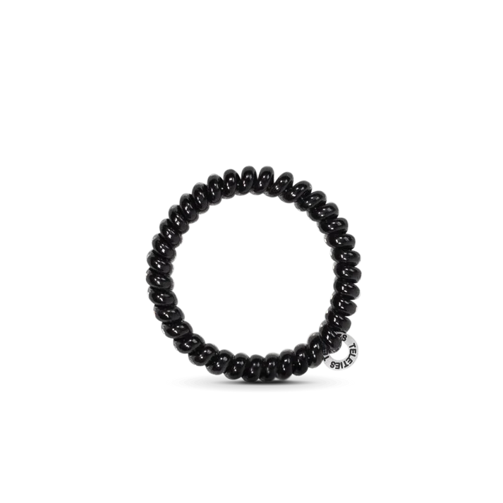 Jet Black Small Hair Ties (3 pack)