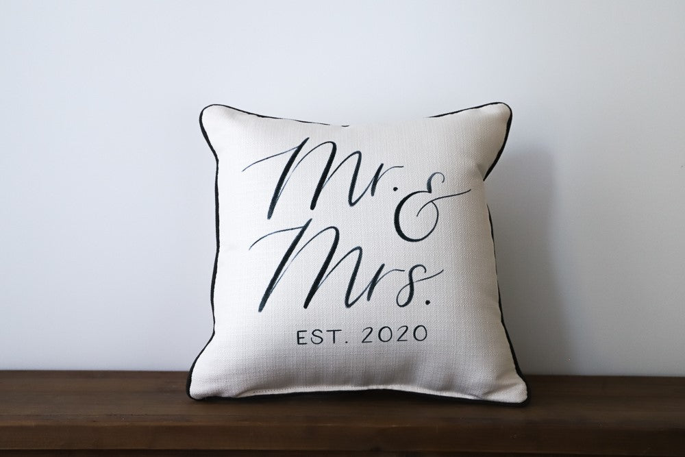 PERSONALIZE ME: Dreamer Mr. & Mrs. Established Pillow