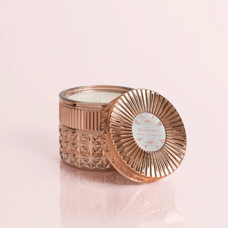 Gilded Muse Pink Grapefruit & Prosecco 11 oz Rose Gold Candle