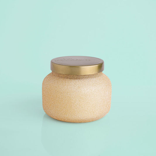Pumkin Dulce Champagne Glitter Candle