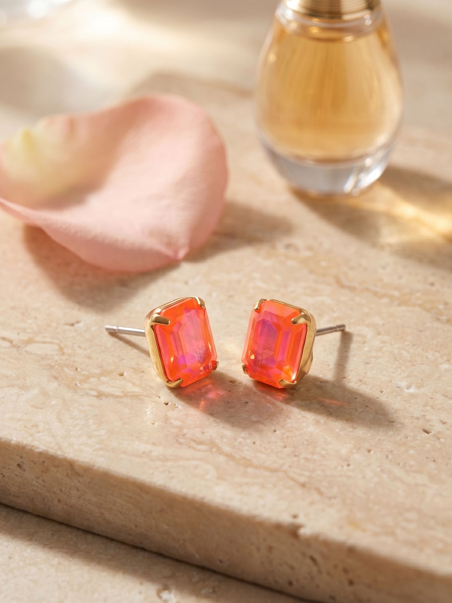 Octavia Stud Earrings-Electric Hyacinth