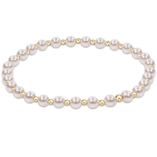 Classic Pearl Grateful 4mm bracelet