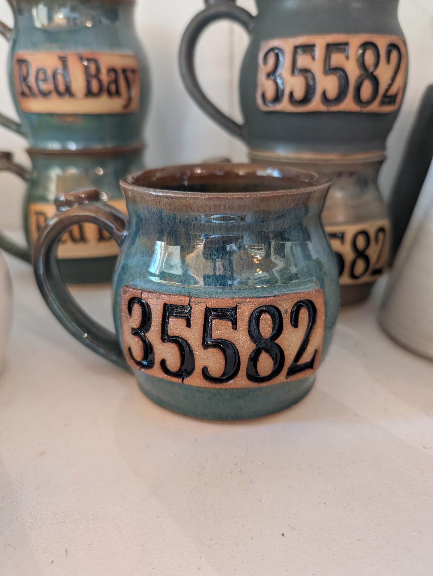 FP Zip code Mugs "35582"