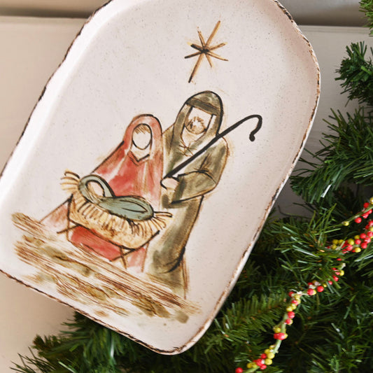 At the Manger Tray