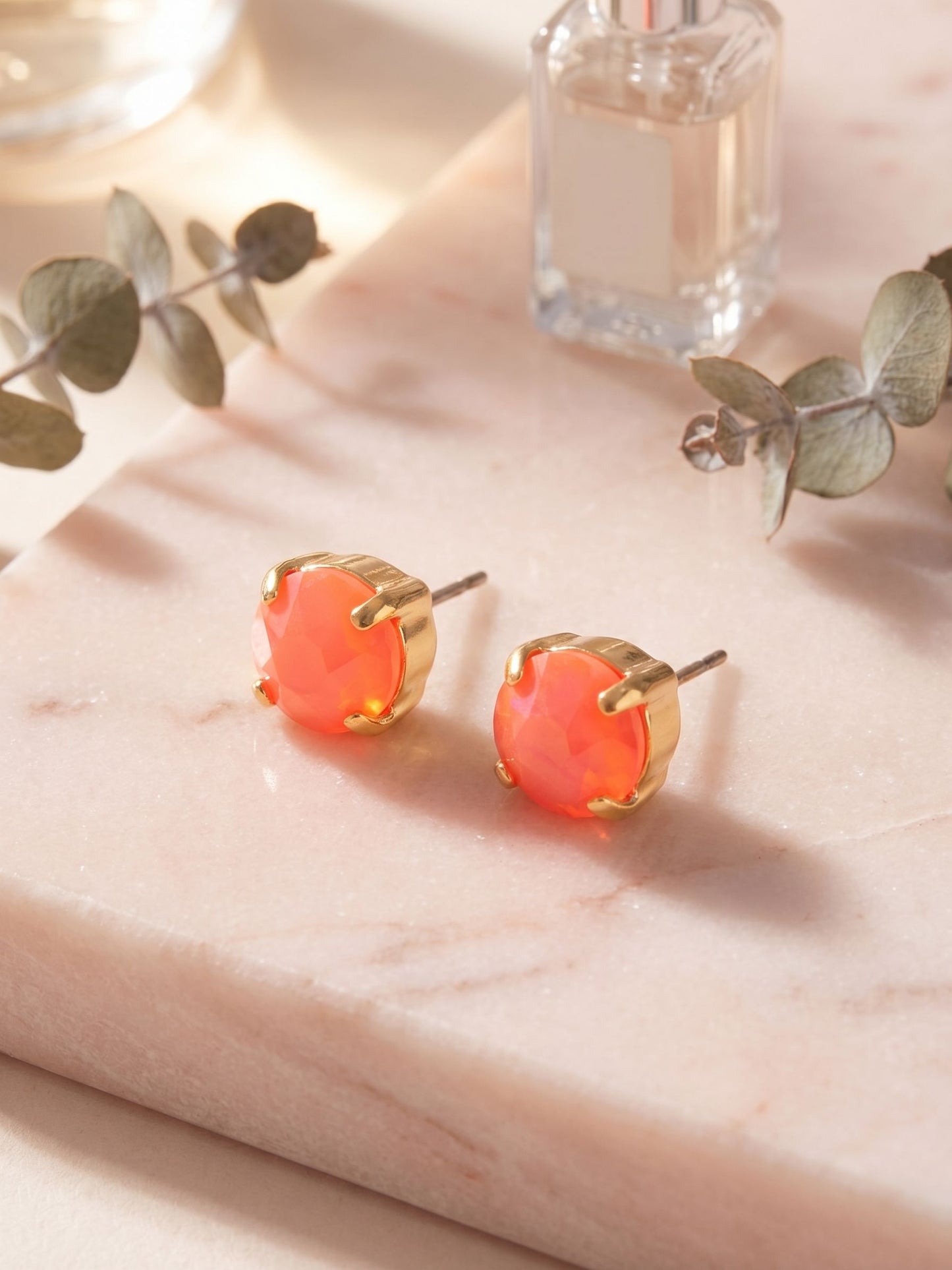 Simple Stud Earrings - Electric Hyacinth