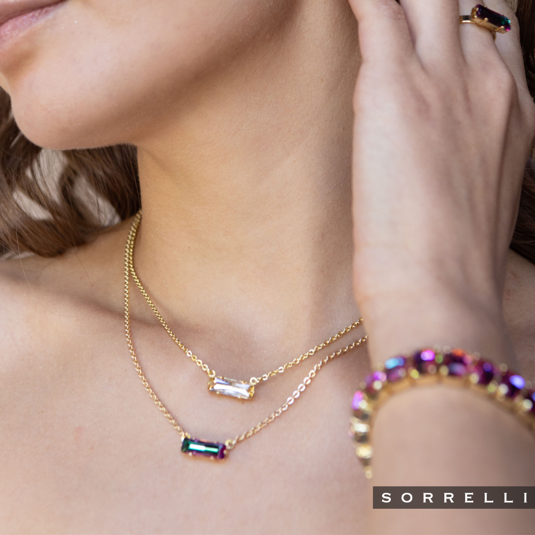 Bindi Pendant Necklace - Dark Champagne