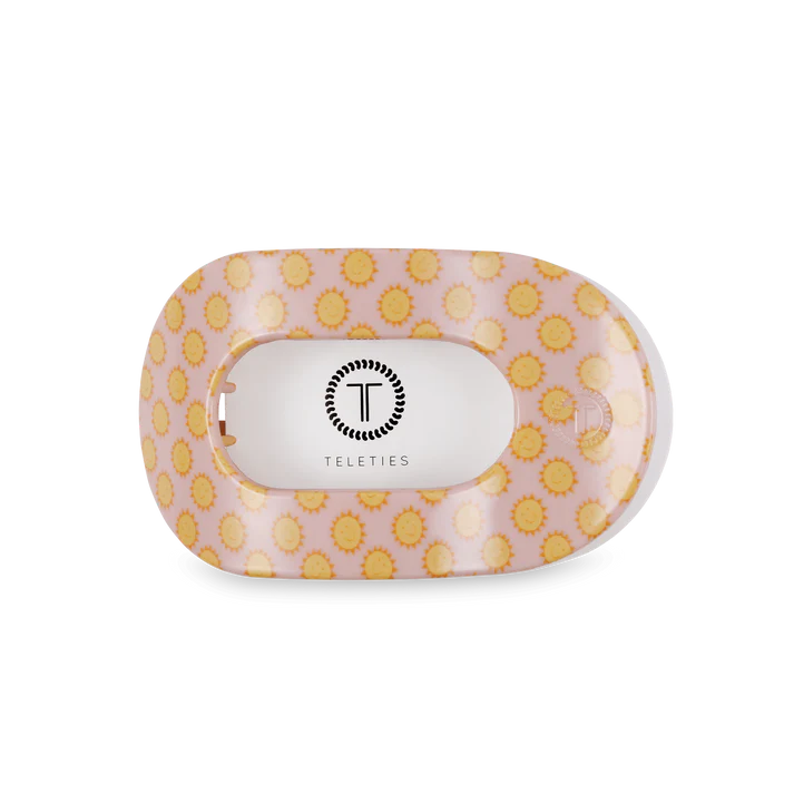 Sunny Days Ahead Medium Flat Round Hair Clip