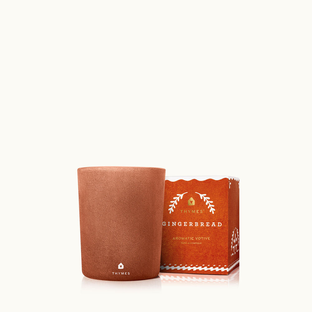 Gingerbread Frosted Votive Candle