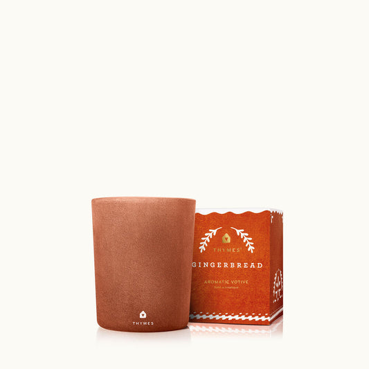 Gingerbread Frosted Votive Candle