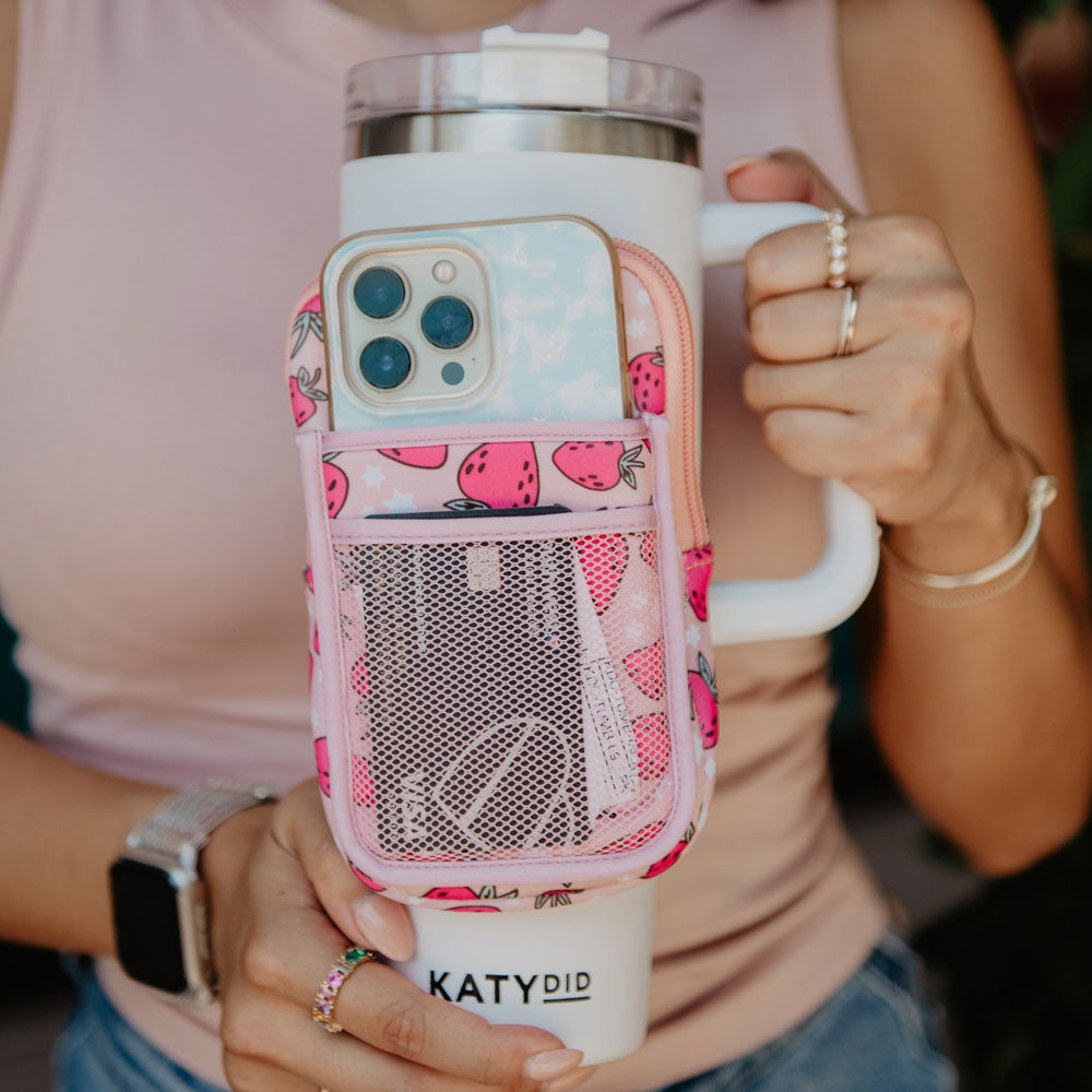 Katydid Tumbler Zipper Pouch