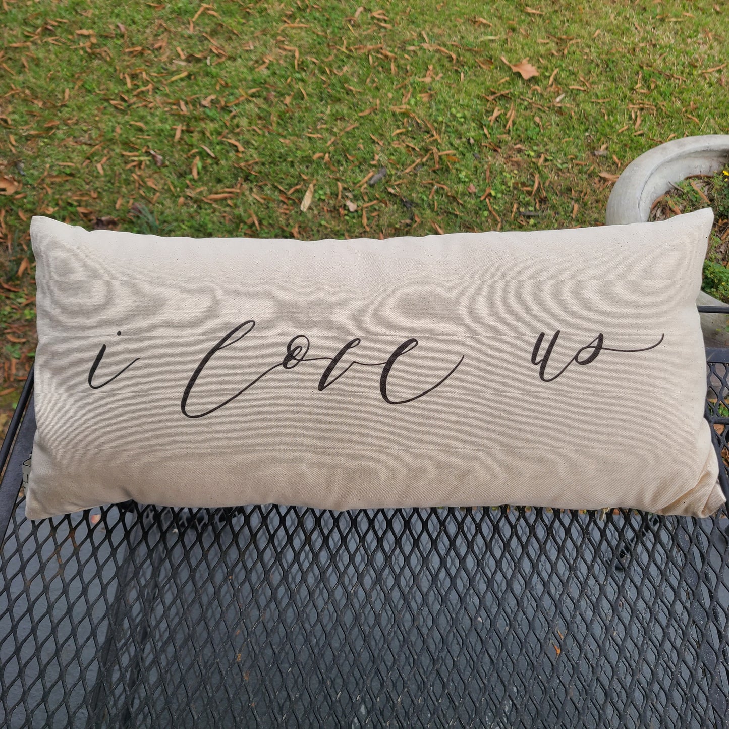 Dwell I Love Us Lumbar Pillow
