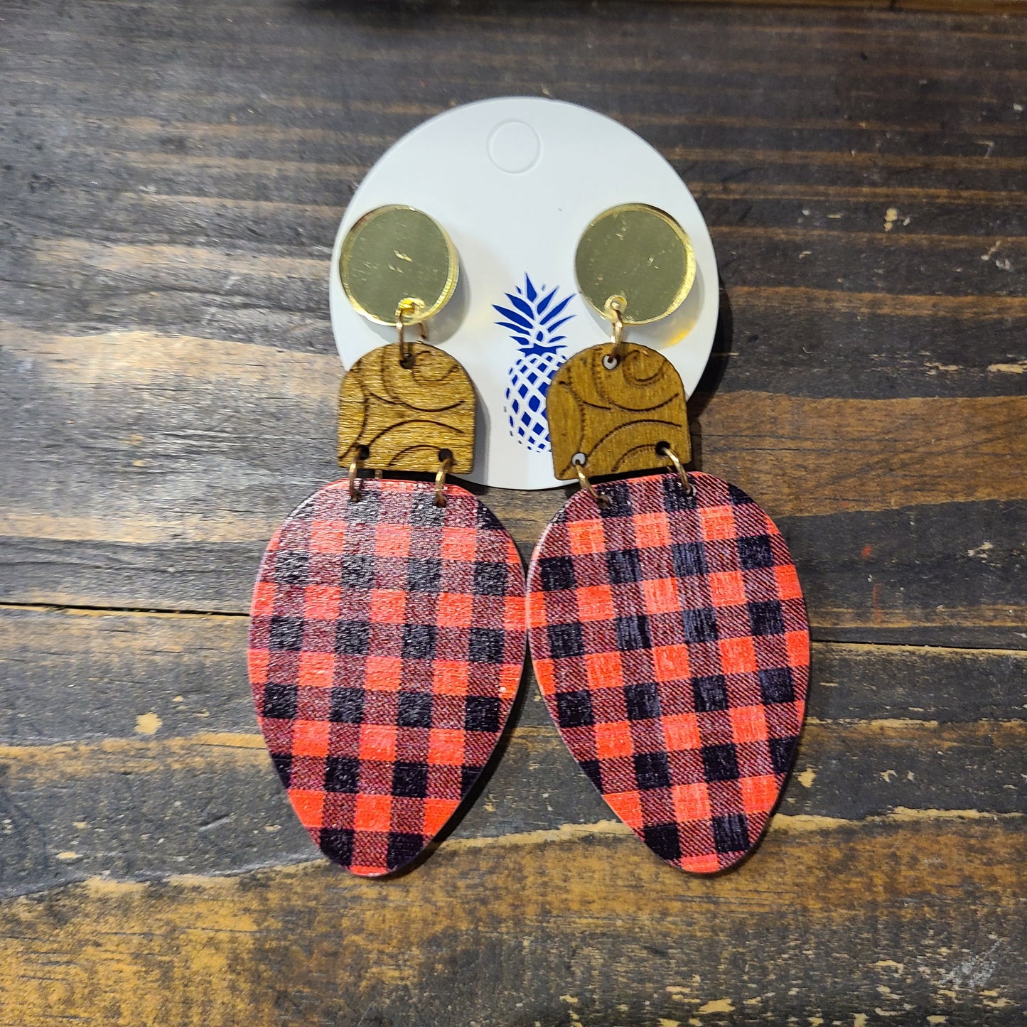 PO Christmas Light Dangle earrings