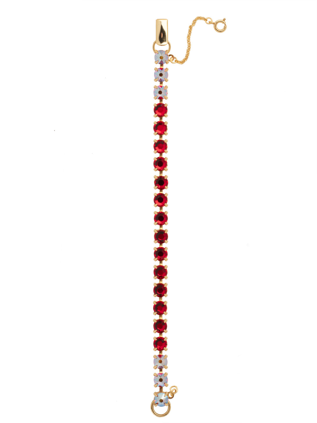 Elsie Cranberry Tennis Bracelet