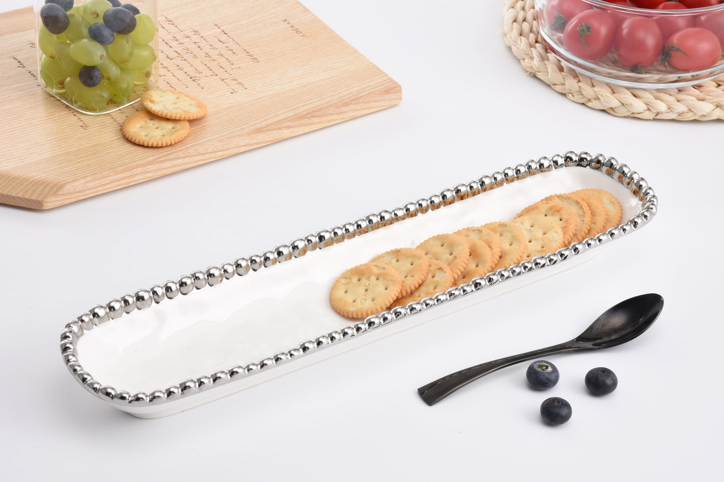 Silver Salerno Cracker Tray