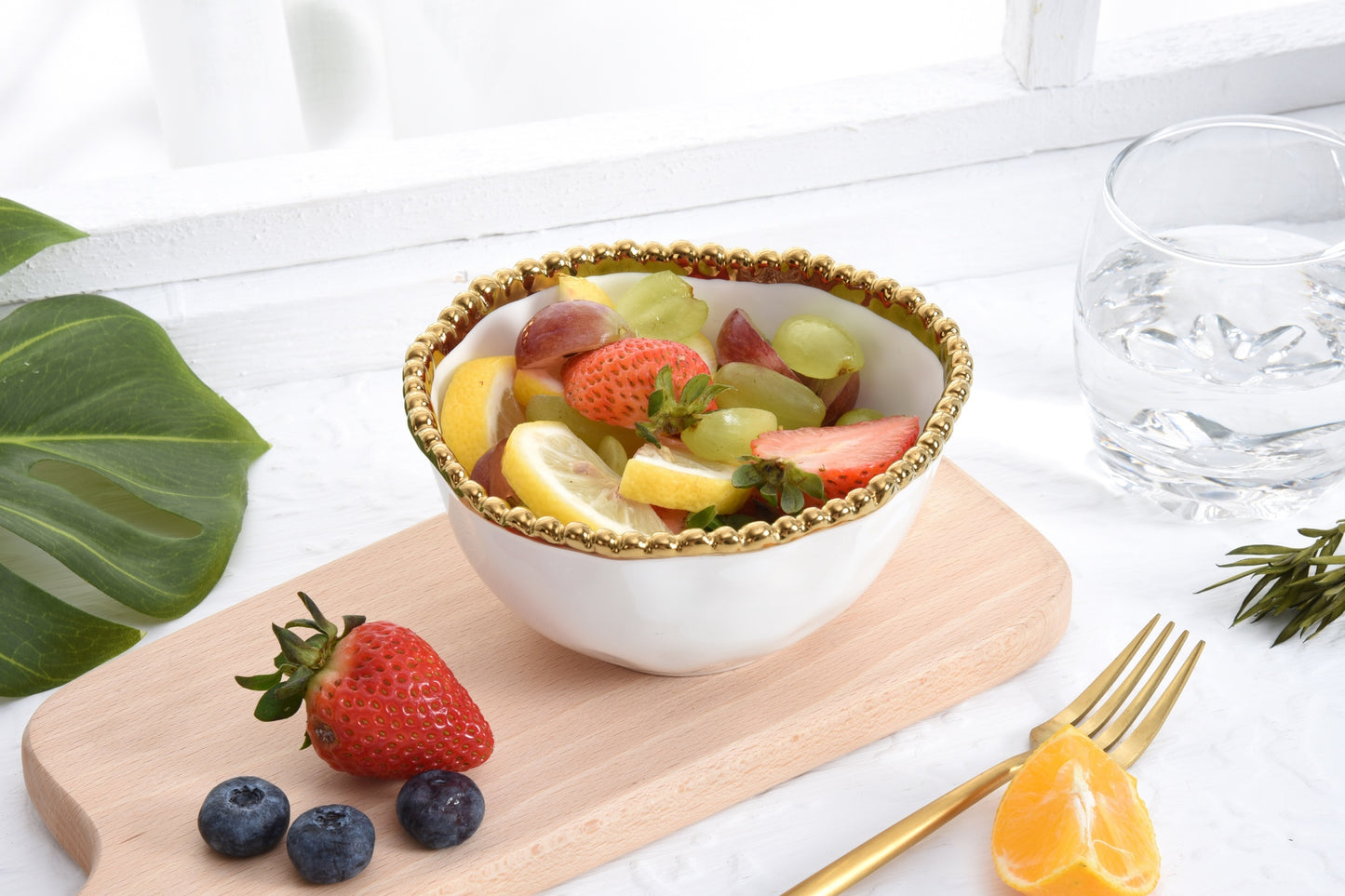 PB Golden Salerno Small Round Bowl