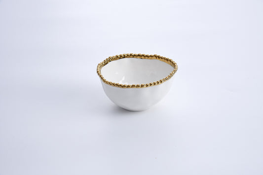 PB Golden Salerno Small Round Bowl