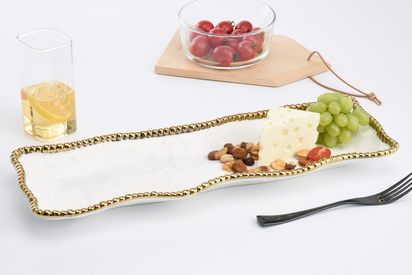 PB Golden Salerno Rectangle Tray