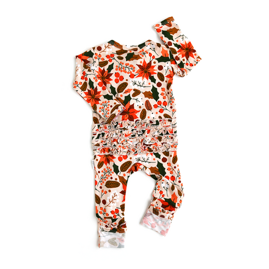 Gigi & Max Ruffle Zipper Onesie "Eve"
