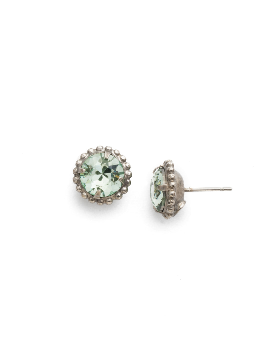 Mint Essential Bezel Studs