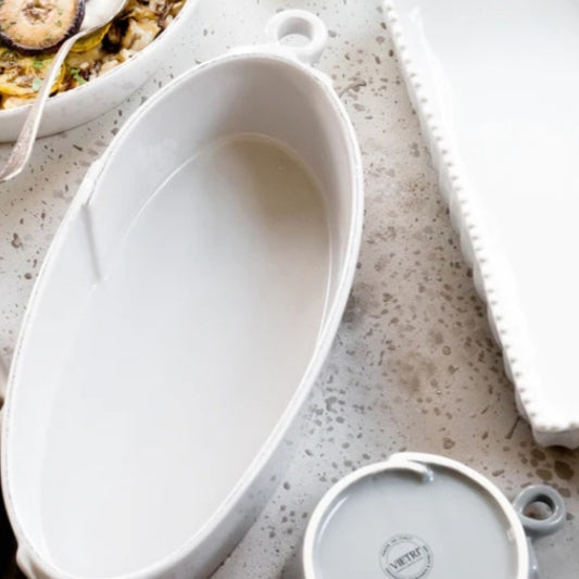 Lastra Handled Oval Baker