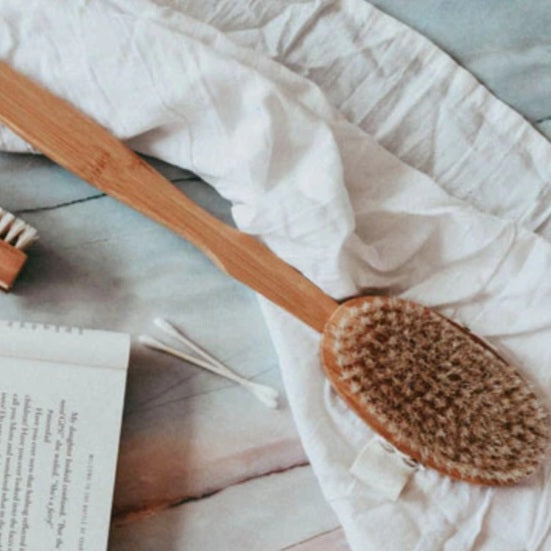 Zefiro Dry/Wet Long Handle Body Brush