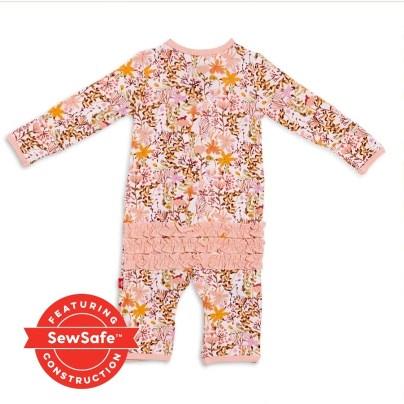 As the Leaves Turn Modal Coverall Ruffle