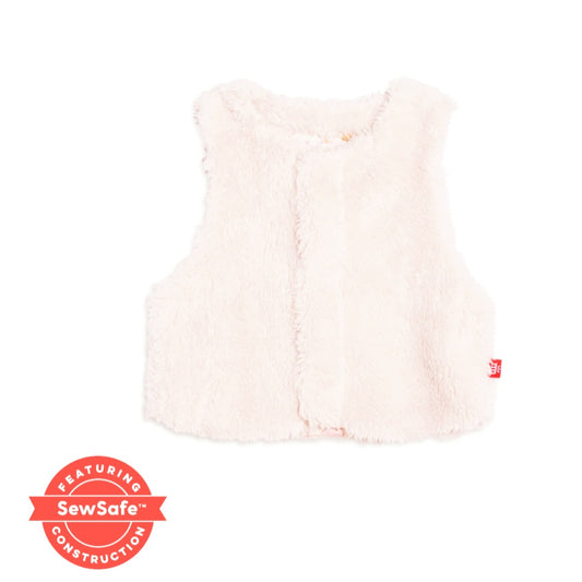 Pearadise Egret Minky Vest