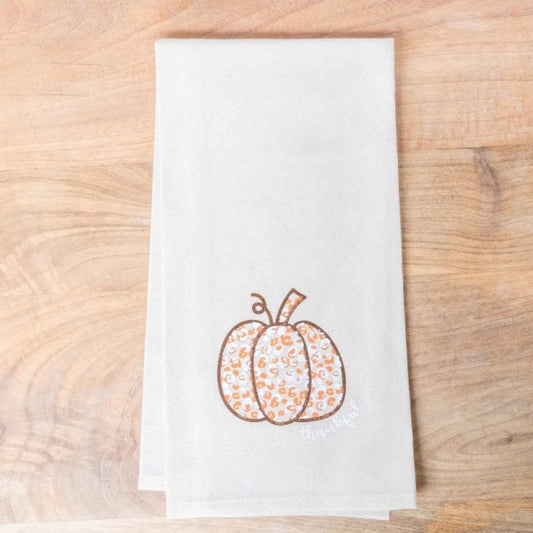 Leopard Pumpkin Hand Towels