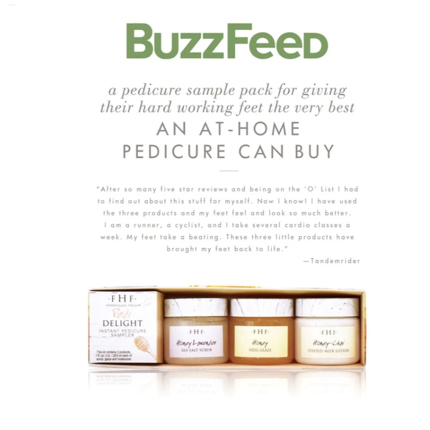 Pedi Delight 3 Step Foot Sampler Set