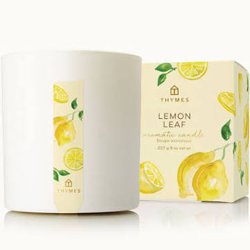 Lemon Leaf Poured Candle