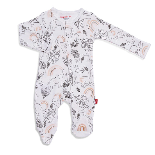Ellie Go Lucky Organic Cotton Footie