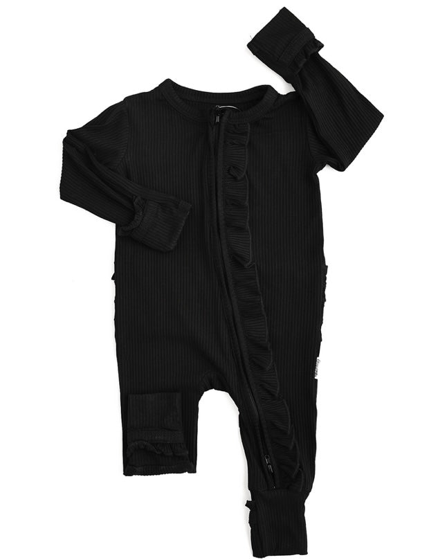 Gigi & Max Ruffle Zipper Onesie