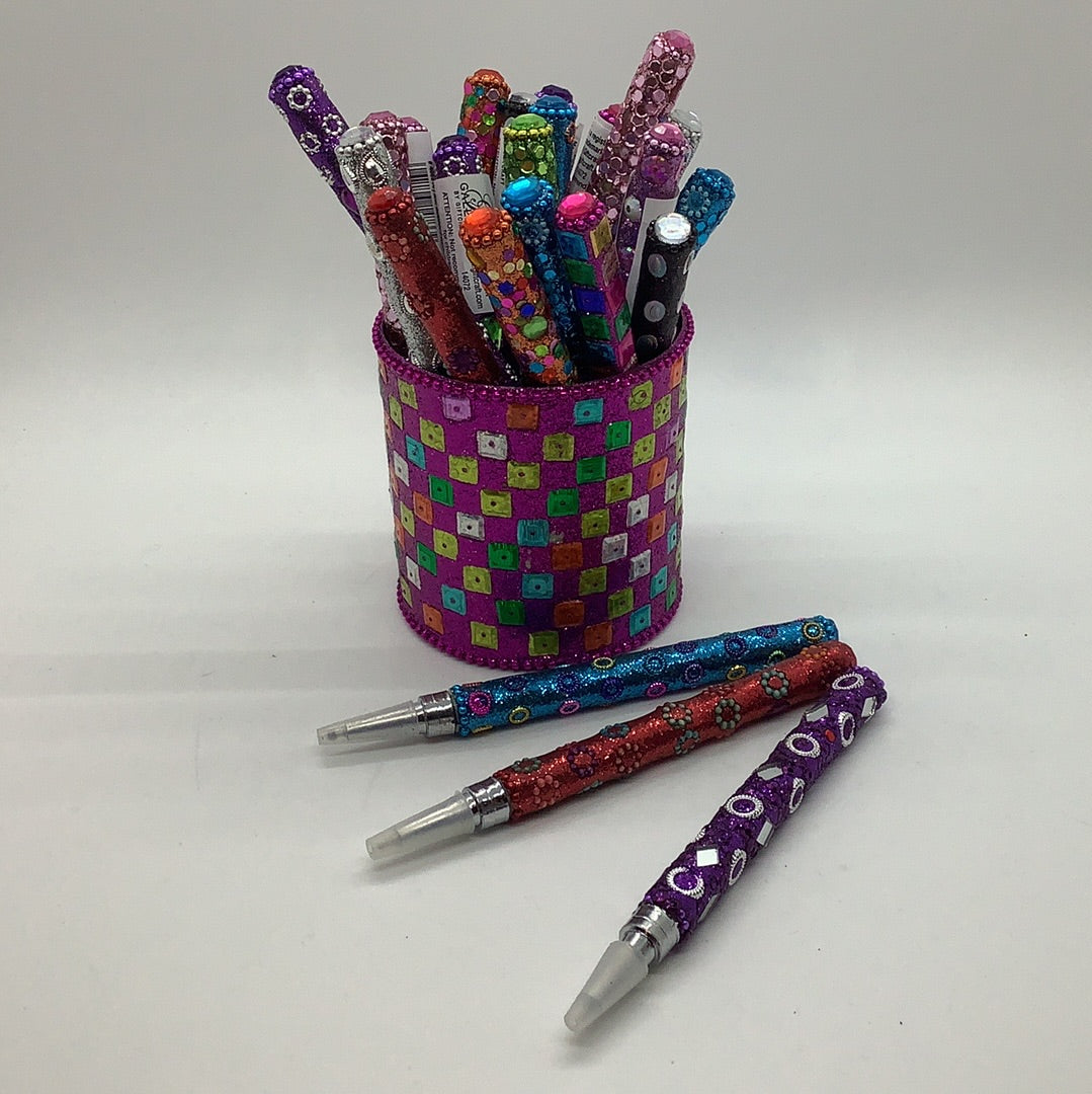 Kids Beaded Glitter Pen