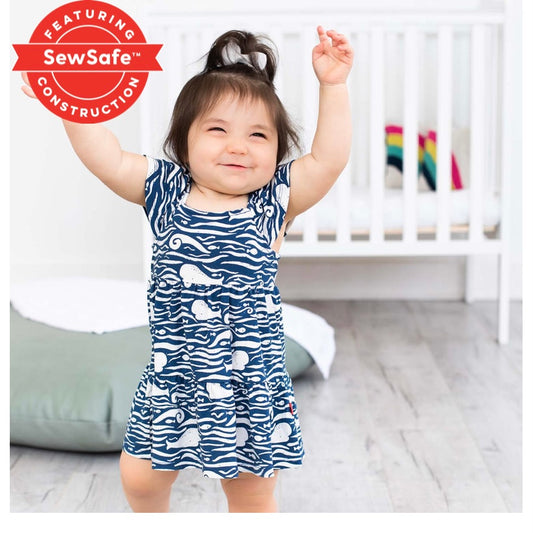 Whale Hello There Modal Magnet Dress/Diaper Cover