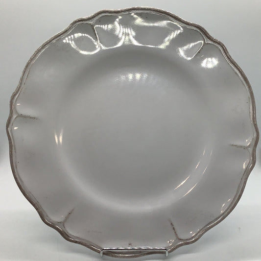 Le Cadeaux Antique White Dinner Plate