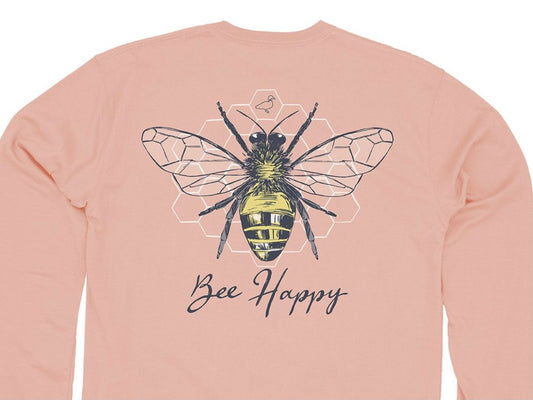 Little Duck Bee Happy LS Tee