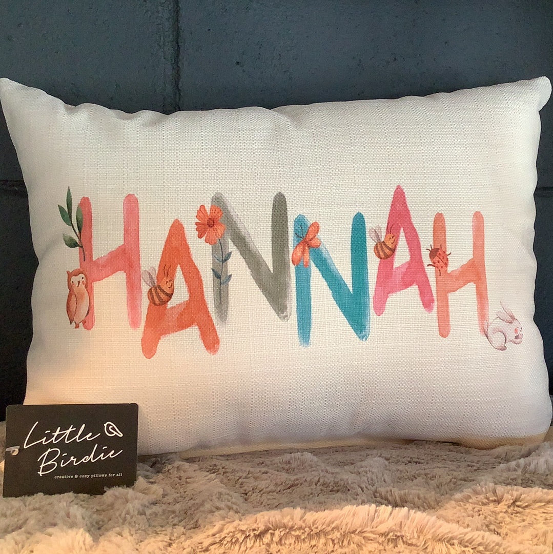 Little Birdie Kids Custom-Order Pillow