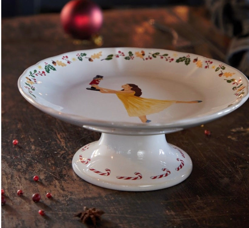 Casafina Nutcracker Footed Plate