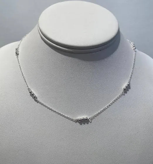 17" Sterling Silver Chokers