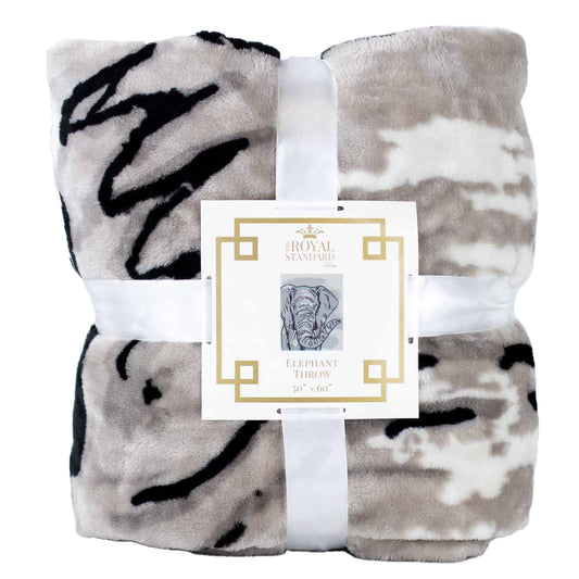 Elephant Throw Gray/Light Gray